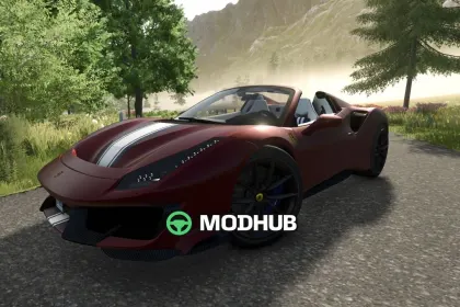 Автомобіль Ferrari 488 Pista Spider для FS25