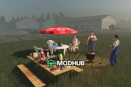 Місце відпочинку Placeable Rest Area V1.0 для FS25