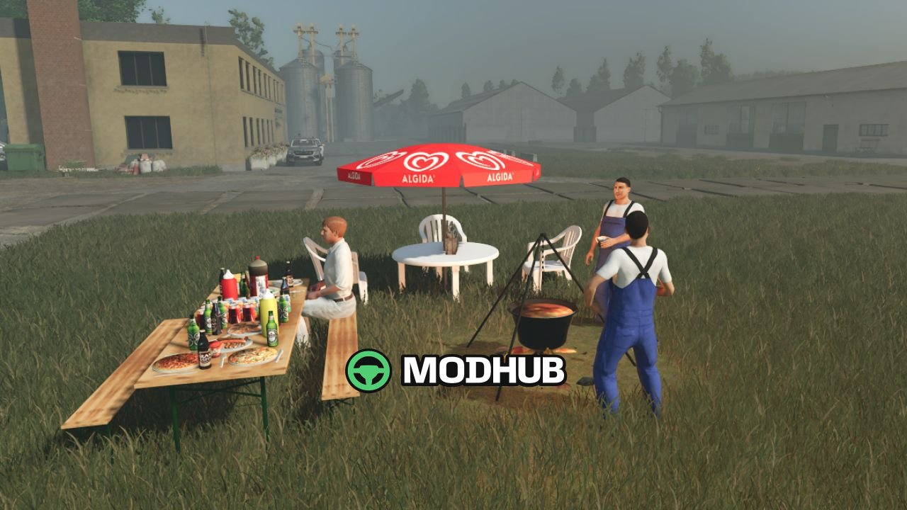 Місце відпочинку Placeable Rest Area V1.0 для FS25