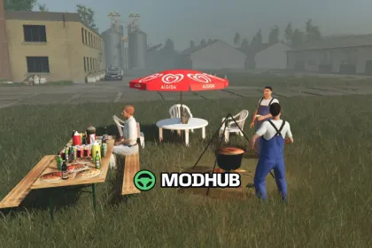 Місце відпочинку Placeable Rest Area V1.0 для FS25 — 2