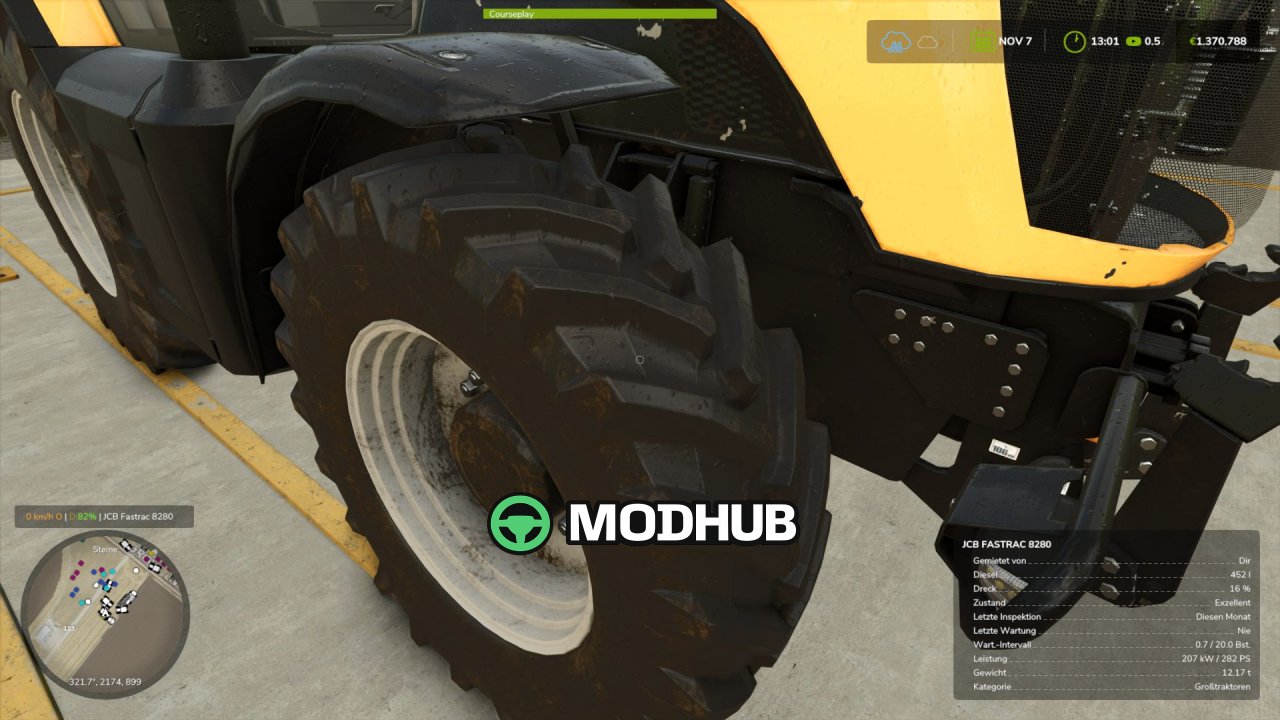 Скрипт Real Physics Tire Wear V1.2.2.7 для FS25