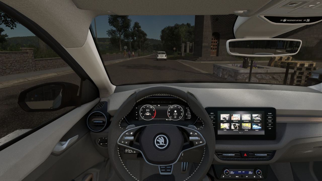 Автомобіль Skoda Fabia для Farming Simulator 25