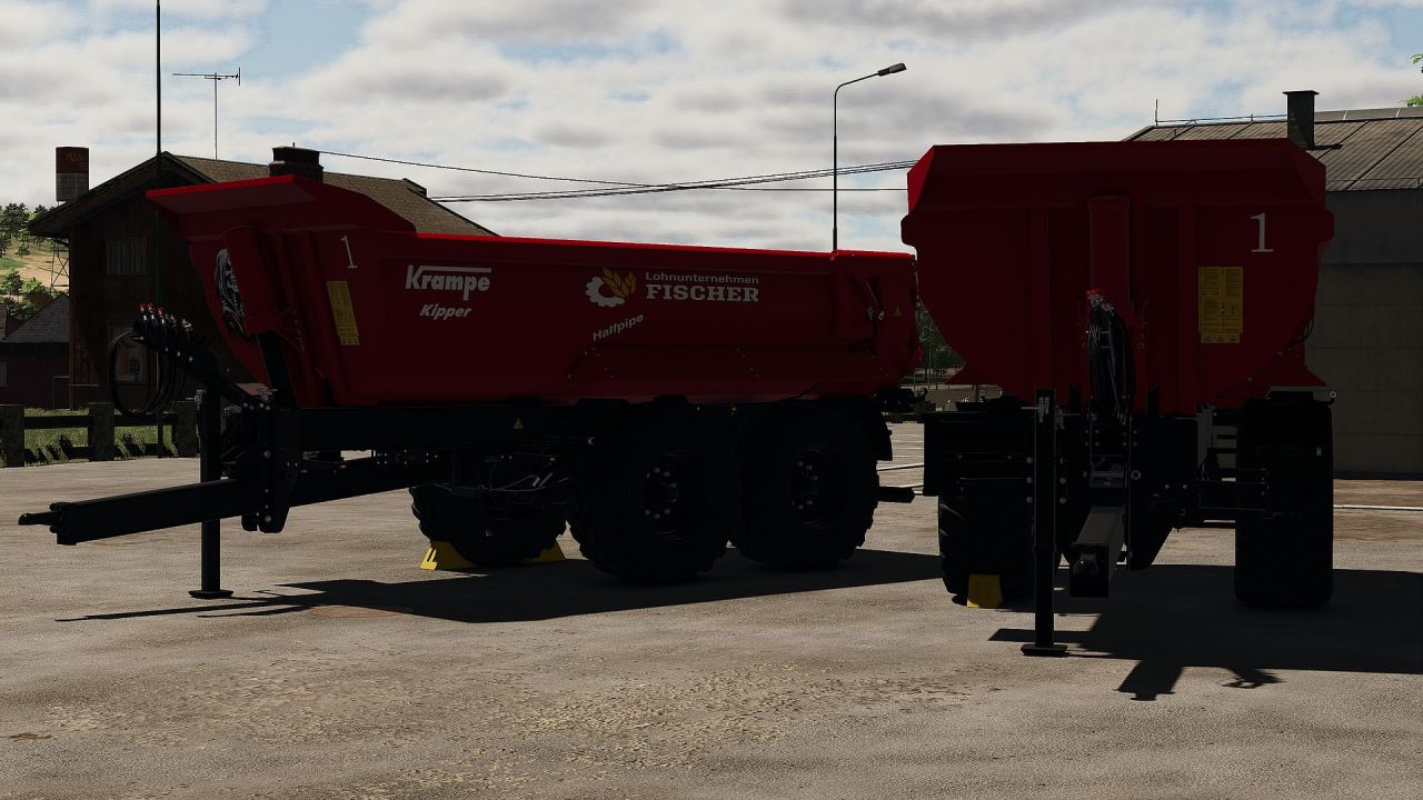 Причіп KRAMPE HALFPIPE HP 20 для Farming Simulator 25