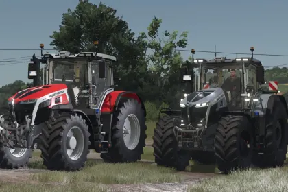 Трактор Massey Ferguson 9S для Farming Simulator 25 — 3