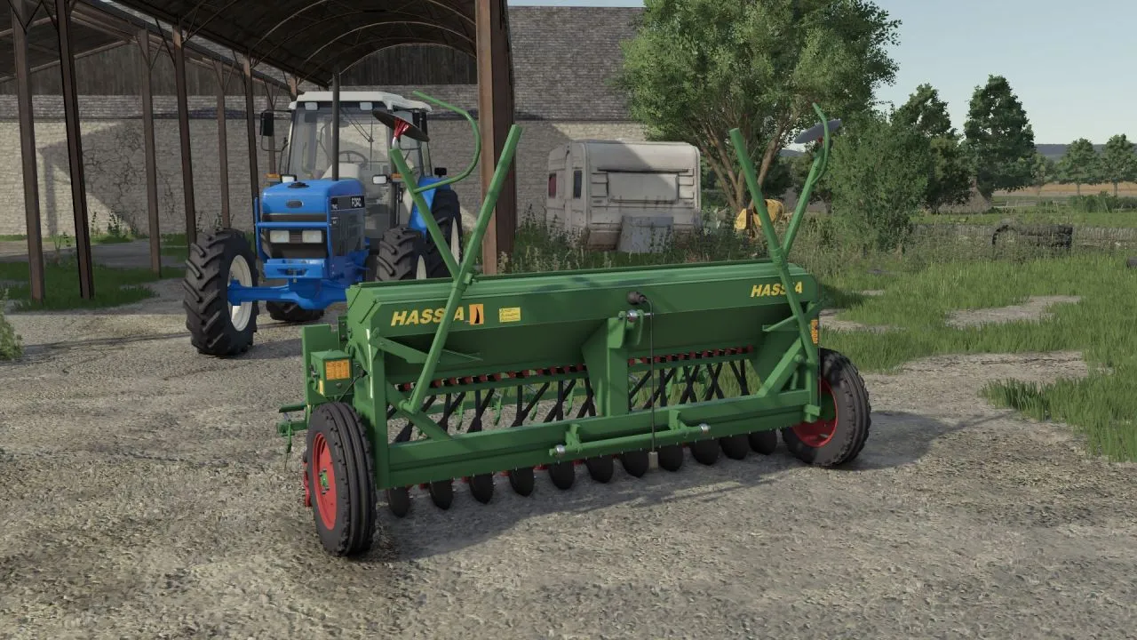 Efficient Seeder Hassia DK 300 for Precision Sowing in Farming Simulator 25