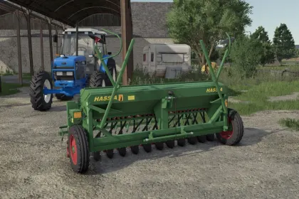 Effiziente Sämaschine Hassia DK 300 für Präzisionssaat in Farming Simulator 25