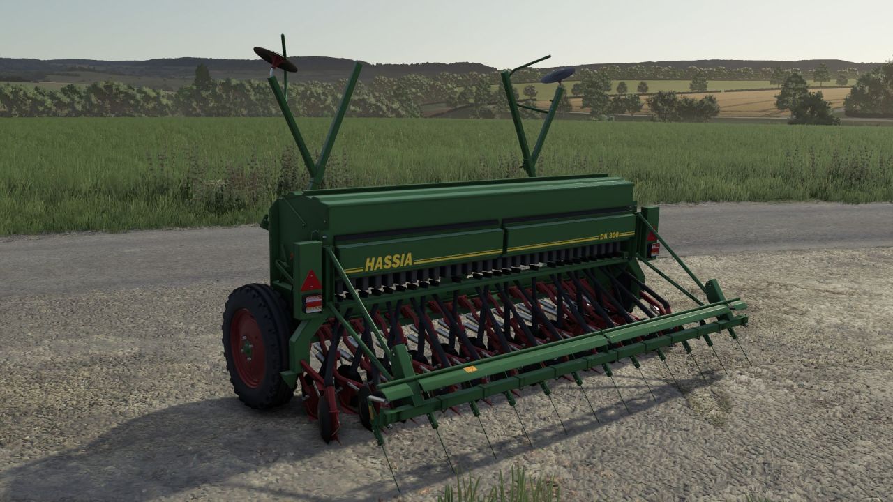 Efficient Seeder Hassia DK 300 for Precision Sowing in Farming Simulator 25