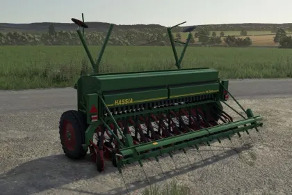 Efficient Seeder Hassia DK 300 for Precision Sowing in Farming Simulator 25 — 2