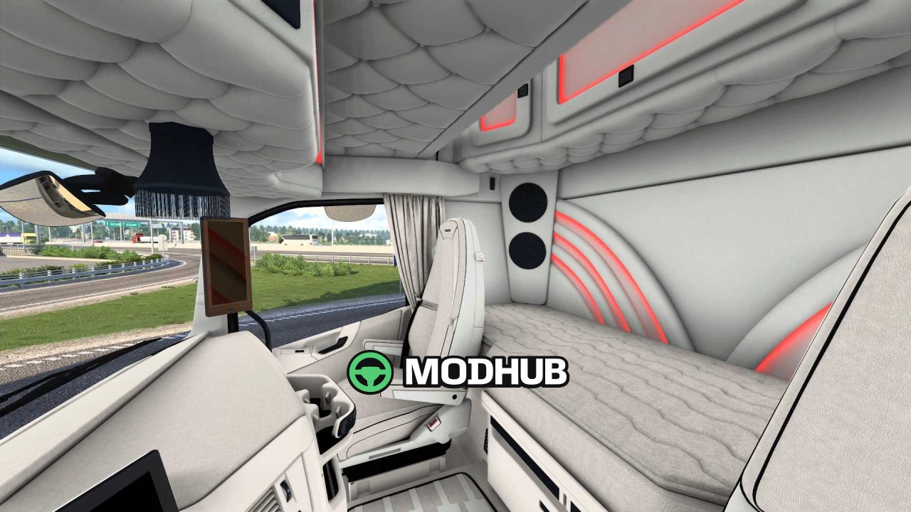 Інтер'єр Volvo FH6 Custom Interior v1.0 для ETS2