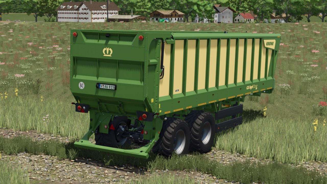 Причіп Krone GX Agriliner 520 Rust Edition для Farming Simulator 25