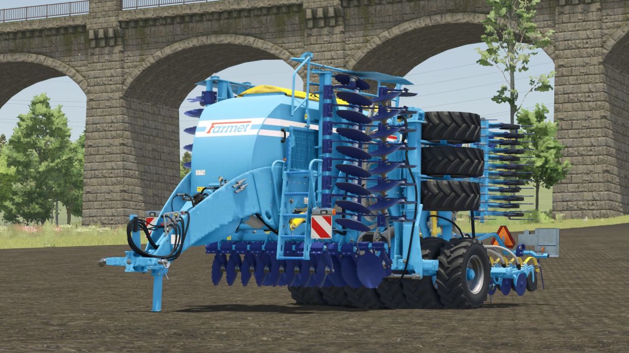 Sämaschine Farmet Falcon 6 PRO Fert+ Rust Edition für Farming Simulator 25