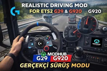 Мод реалістичного керування для Logitech G29 та G920 v1.61 для ETS2