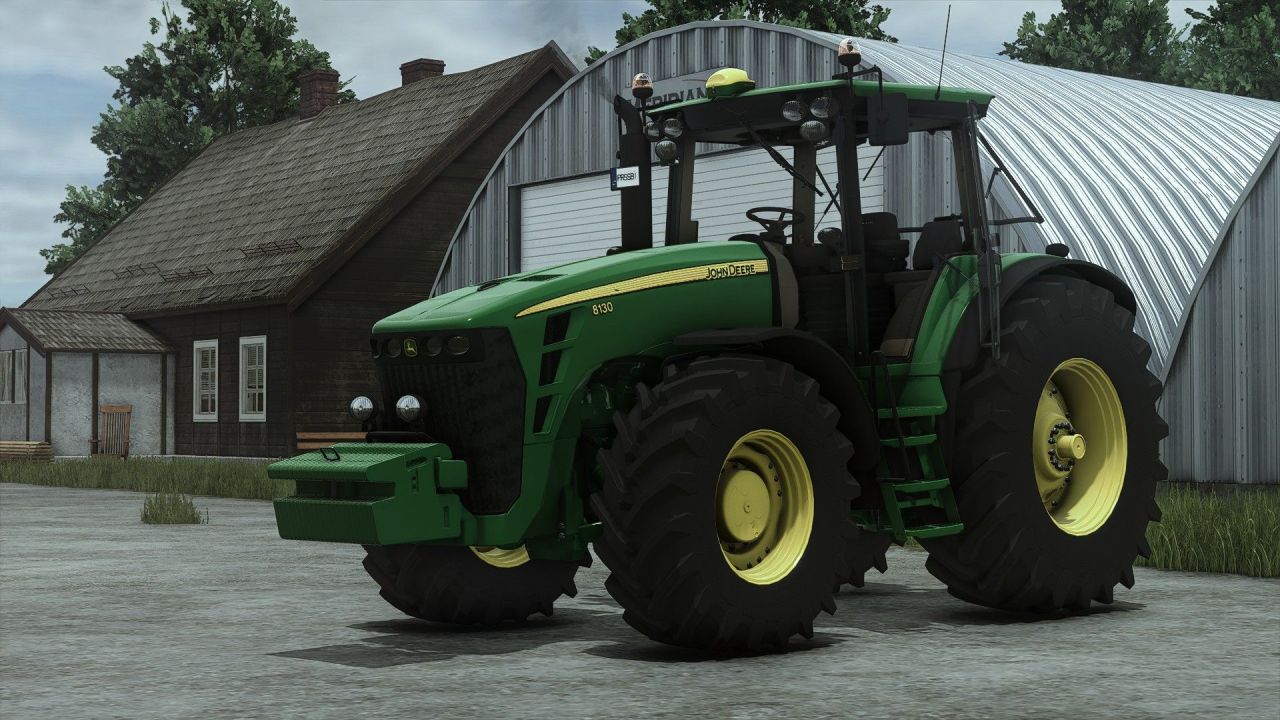 Mocny Traktor John Deere 8x30 (8130–8530) do Farming Simulator 25 — 360 KM i GPS
