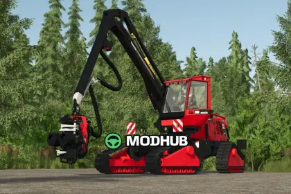 Харвестер Komatsu 911.5 X3M для FS25