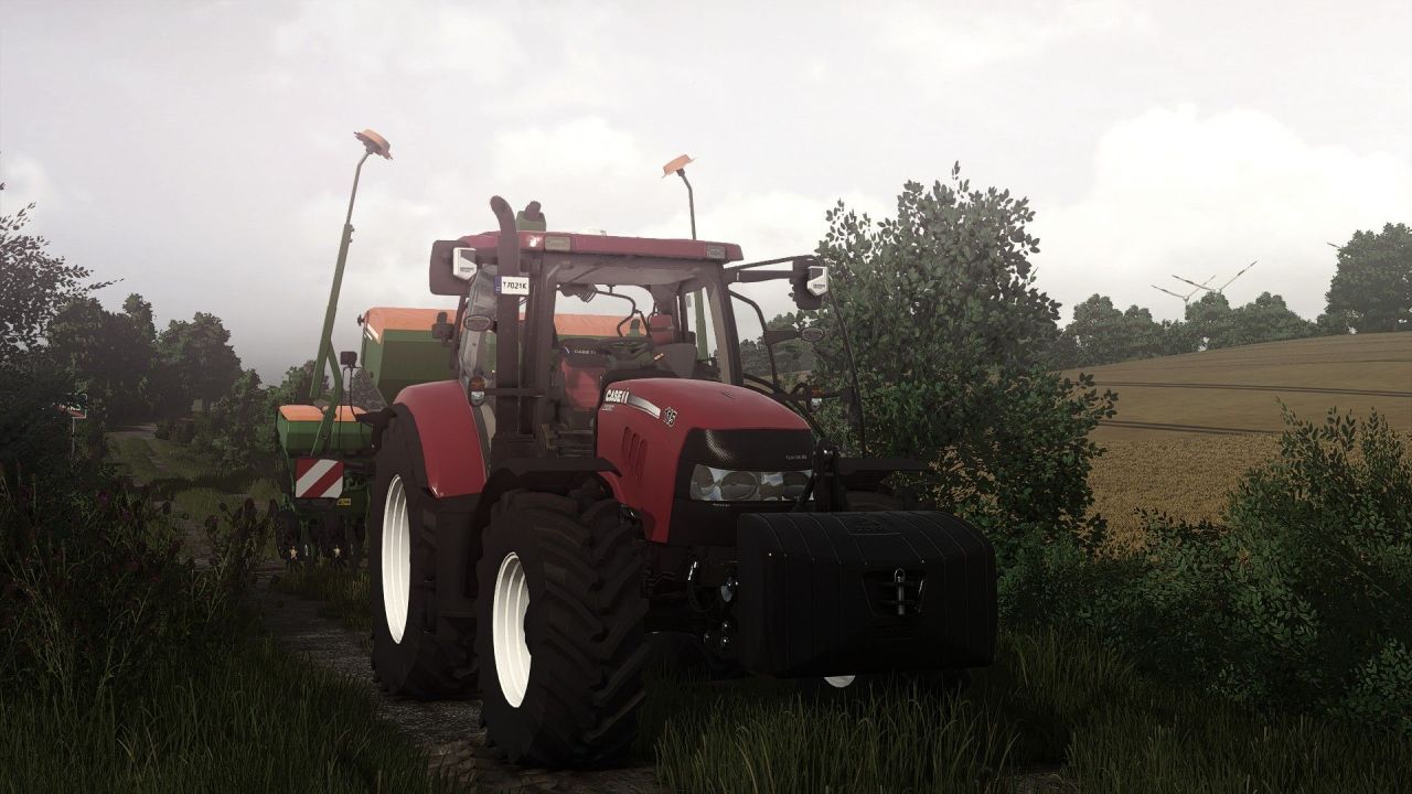Mocny Traktor Case IH Maxxum 115–140 do Farming Simulator 25 (RealGPS + Precision Farming)