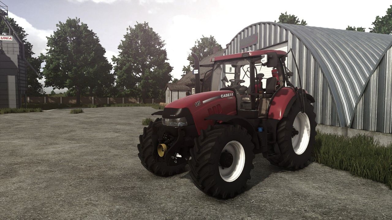 Leistungsstarker Traktor Case IH Maxxum 115–140 für Farming Simulator 25 (RealGPS + Precision Farming)