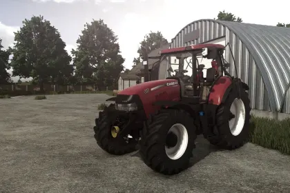 Потужний Трактор Case IH Maxxum 115–140 для Farming Simulator 25 (RealGPS + Precision Farming)