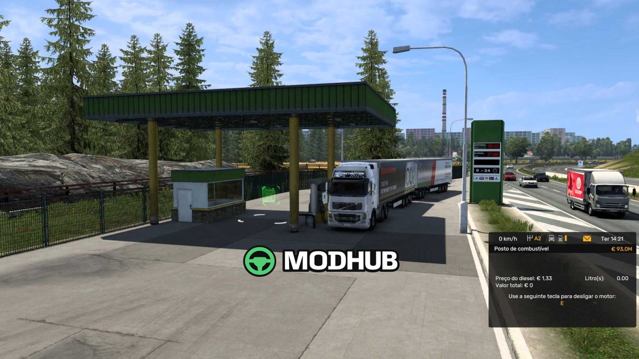 Мод цін на дизельне пальне 1.40 1.61 для ETS2