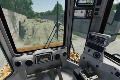 Потужний Ущільнювач CAT 815NG Compactor для Важких Робіт у Farming Simulator 25 — 3