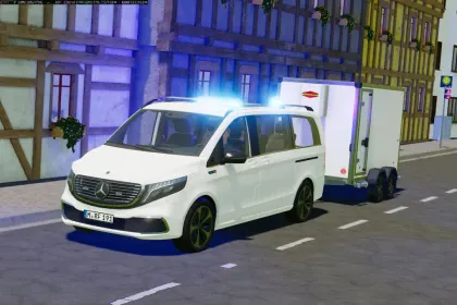 Автомобіль Mercedes-Benz EQV для Farming Simulator 22
