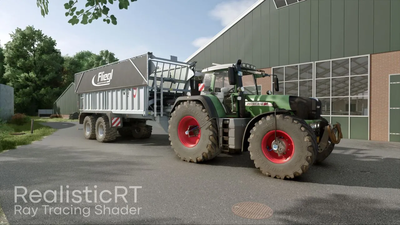 Реалістичний Шейдер RealisticRT для Farming Simulator 25 — Кінематографічне Освітлення та Ray Tracing