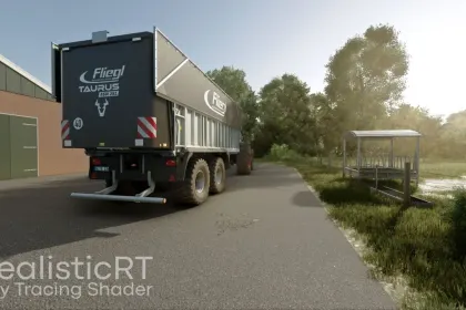 Реалістичний Шейдер RealisticRT для Farming Simulator 25 — Кінематографічне Освітлення та Ray Tracing
