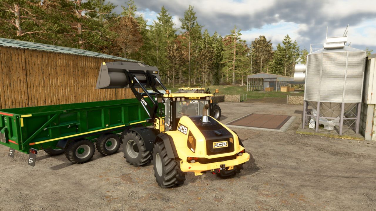 Powerful Front Loader JCB 419S Stage V for Farming Simulator 25