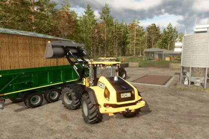 Powerful Front Loader JCB 419S Stage V for Farming Simulator 25 — 4