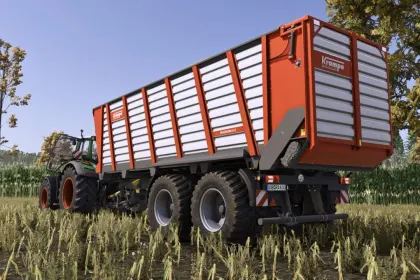 Effizienter Krampe Radium 830S Anhänger für schnelles Silotransport in FS25 — 1
