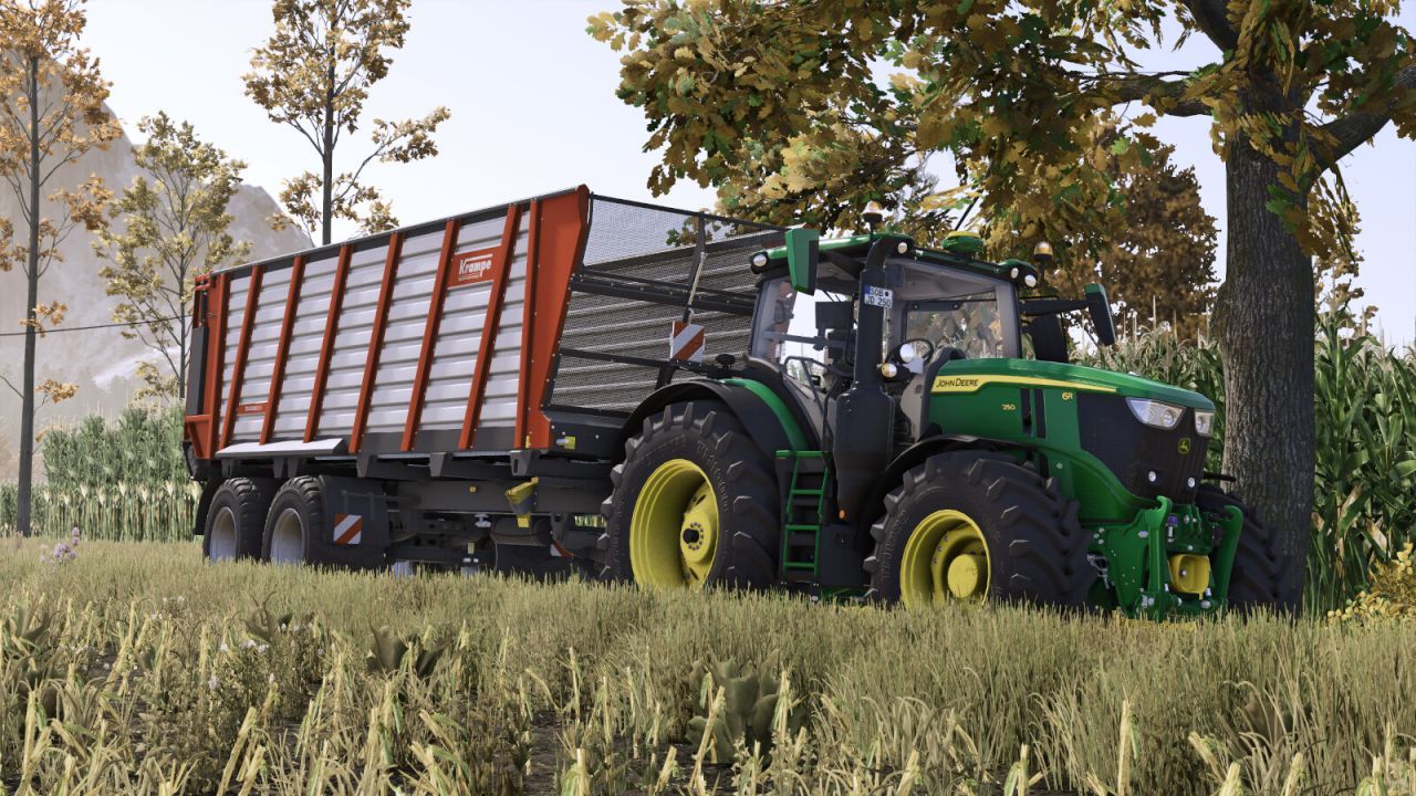 Ефективний Причіп Krampe Radium 830S для Швидкого Перевезення Силосу в FS25 - Скріншоти