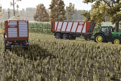 Effizienter Krampe Radium 830S Anhänger für schnelles Silotransport in FS25 — 3