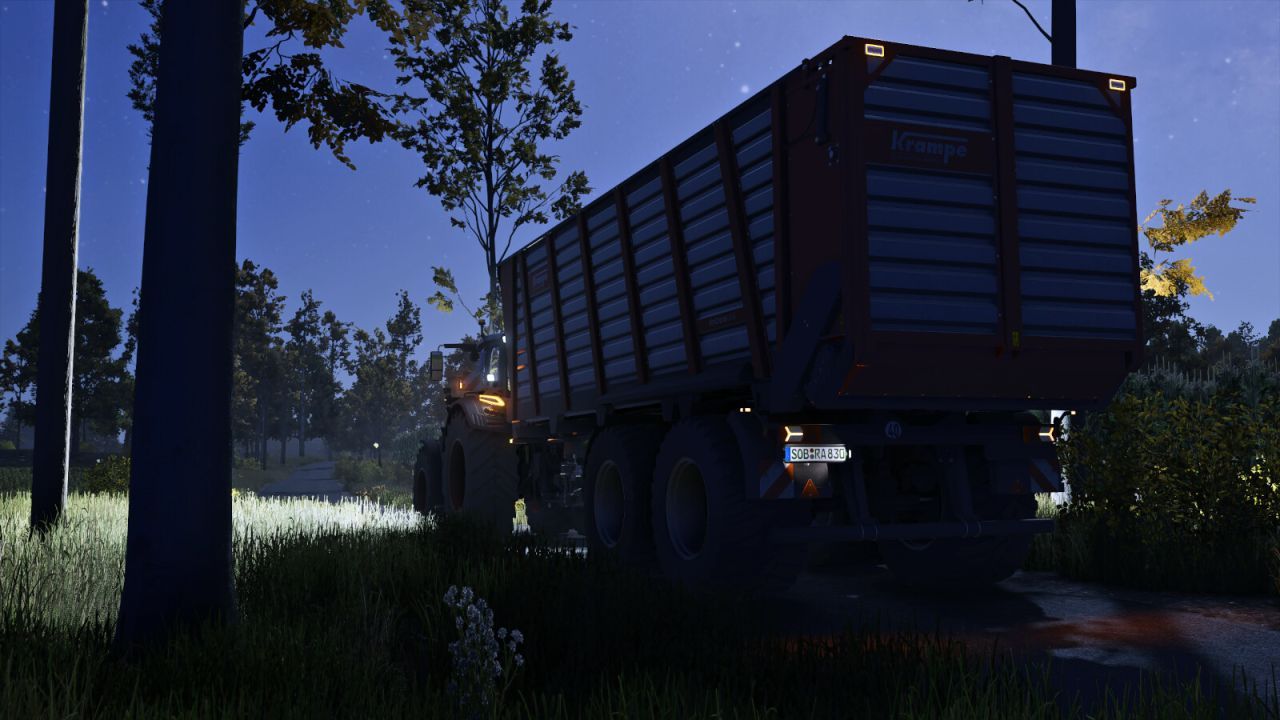 Ефективний Причіп Krampe Radium 830S для Швидкого Перевезення Силосу в FS25 - Скріншоти