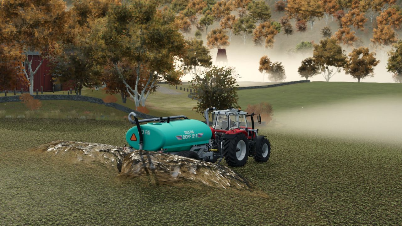 Effektiver Güllefass Moi Doff X11 — 11000 l und 15 m Breite für FS25