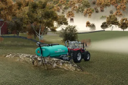 Effektiver Güllefass Moi Doff X11 — 11000 l und 15 m Breite für FS25 — 3