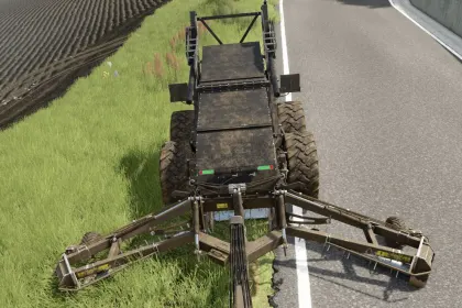 Effektiver Steinsammler Elho Scorpio 550 mit realistischer Anpassung an das Gelände für FS25 — 6