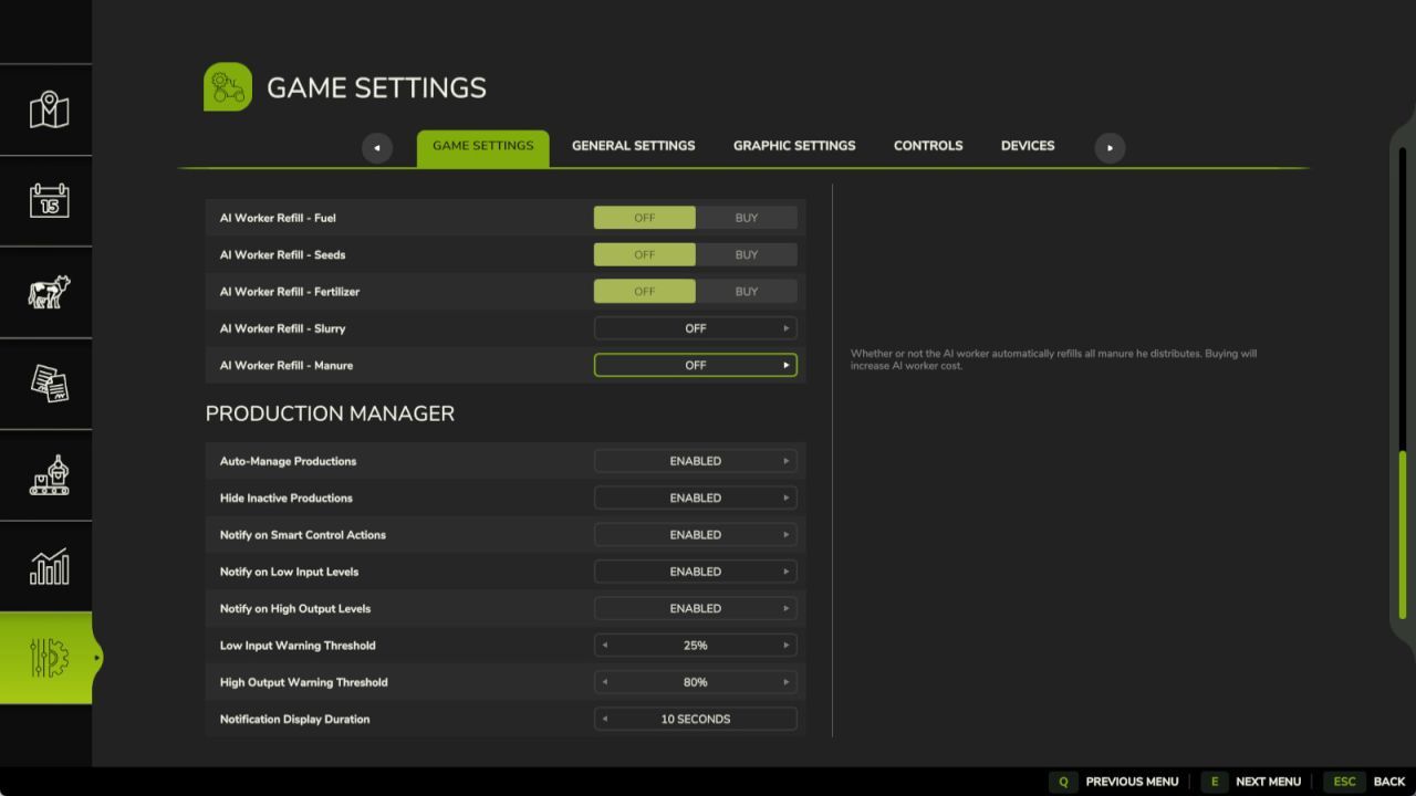 Ефективний Productions Manager для Farming Simulator 25 — Розумне Керування Виробництвами - Скріншоти