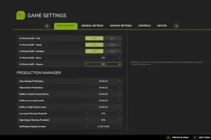 Efficient Productions Manager for Farming Simulator 25 — Smart Production Management — 6