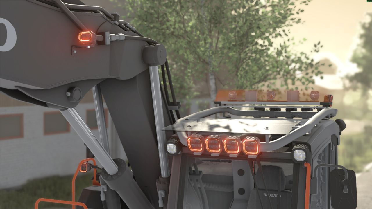 Effektives Lizard FOR9T Pack (Prefab) — Stylische Scheinwerfer und DRL für FS25