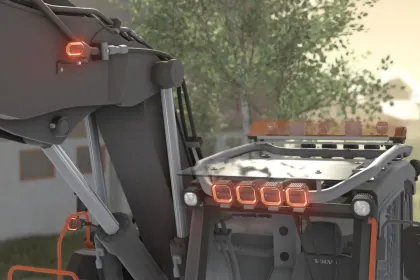 Effektives Lizard FOR9T Pack (Prefab) — Stylische Scheinwerfer und DRL für FS25 — 3