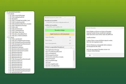 Ефективний GE10 Script Placeable Importer (Prefab) — Імпорт Плейсаблів і Парканів у Farming Simulator 25