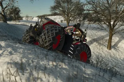 Ефективний SnowChain (Prefab) — Снігові Ланцюги 650/65R34 та 710/75R42 для FS25 — 3