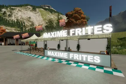 Maxime Frites Stand for Farming Simulator 22