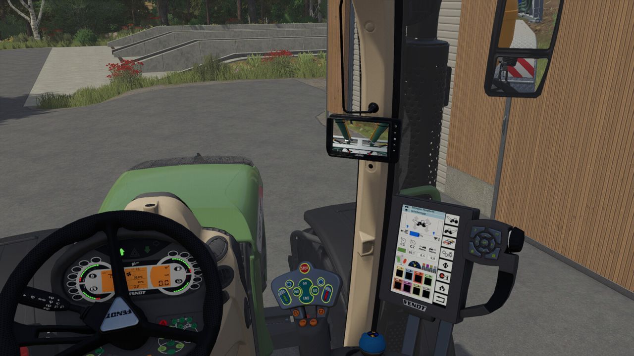 Універсальний Camera Screen (Prefab) — Ефективний Екран Камери для Тракторів і Самохідної Техніки FS25