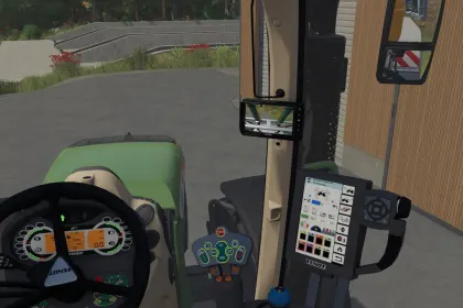 Універсальний Camera Screen (Prefab) — Ефективний Екран Камери для Тракторів і Самохідної Техніки FS25 — 2