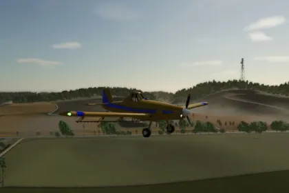Літак-обприскувач CropDuster AT-602 для Farming Simulator 25