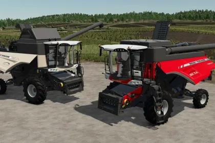Комбайн Massey Ferguson Beta 7360 AL4 для Farming Simulator 25