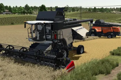 Комбайн Massey Ferguson Beta 7360 AL4 для Farming Simulator 25 — 2