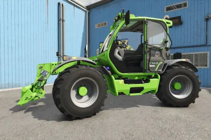 Потужний Телескопічний Навантажувач Merlo MF44.9CS-170-CVTRONIC (Farmer Pro-Version) для Реалістичної Роботи