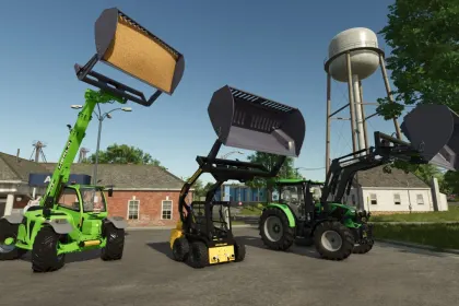 Потужний Телескопічний Навантажувач Merlo MF44.9CS-170-CVTRONIC (Farmer Pro-Version) для Реалістичної Роботи