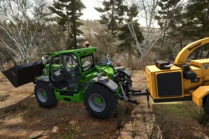 Потужний Телескопічний Навантажувач Merlo MF44.9CS-170-CVTRONIC (Farmer Pro-Version) для Реалістичної Роботи